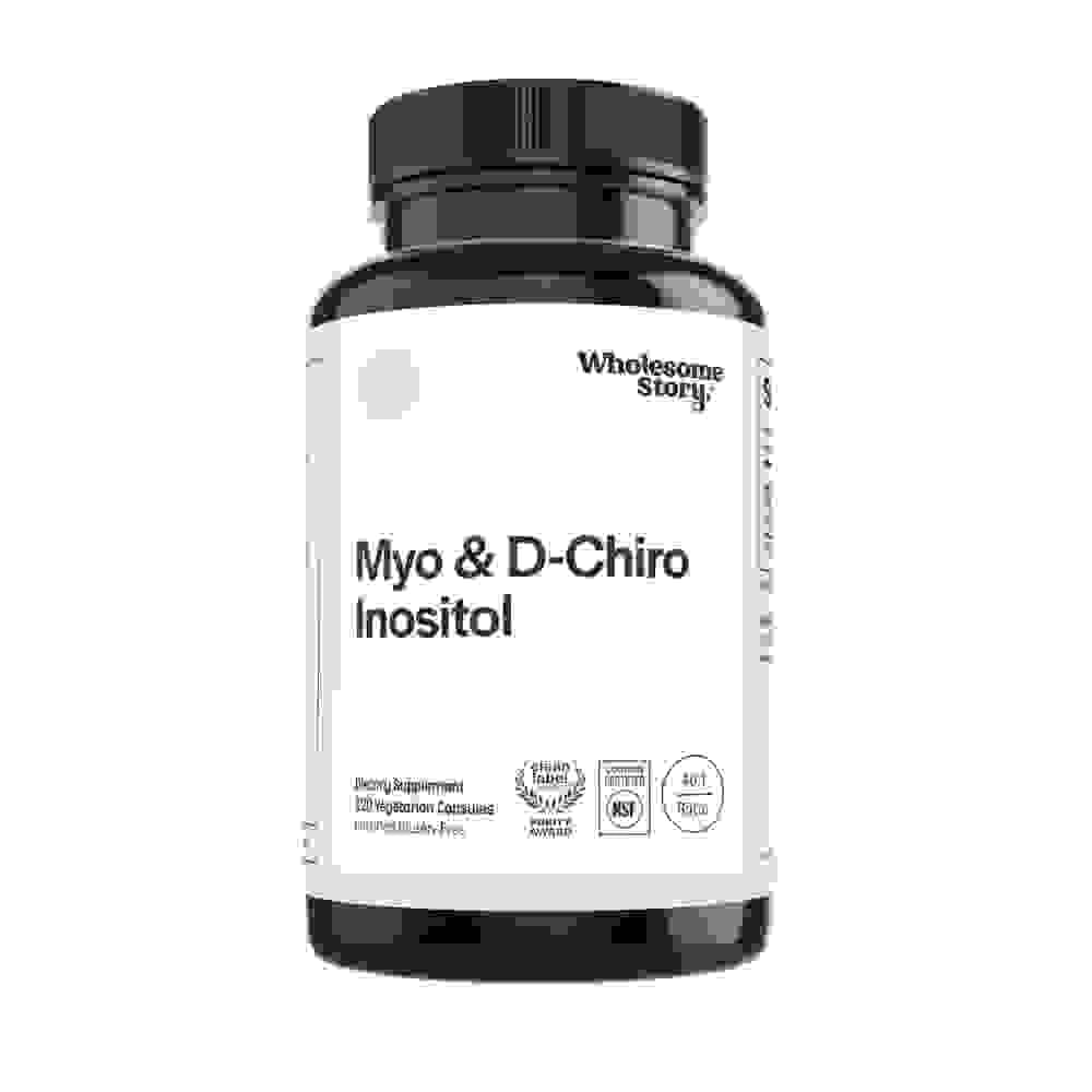 Myo Inositol   D Chiro Inositol 40 1 con vitamina B8  120 cápsula