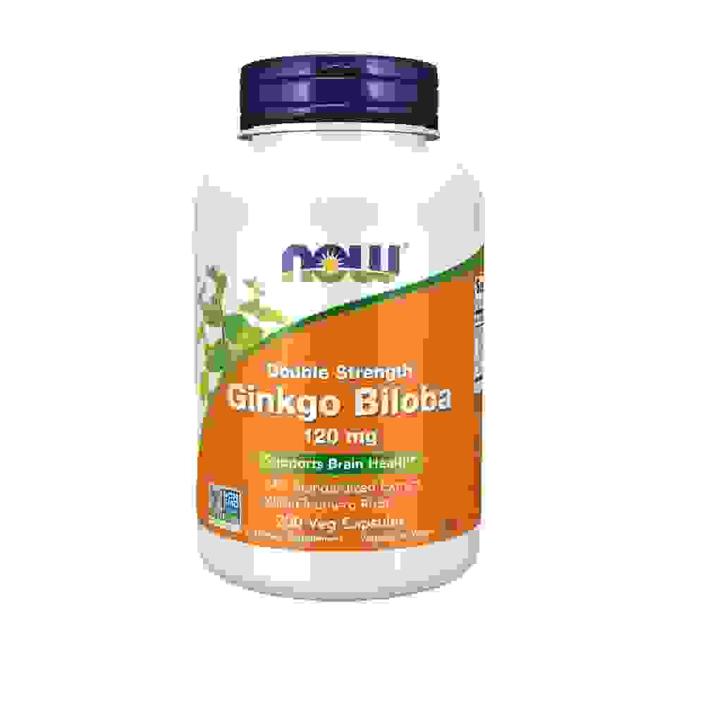 NOW Foods Ginkgo Biloba   200 Capsulas vegetariana