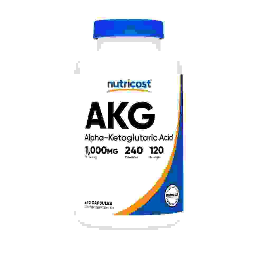 AKG Ácido Alfa Cetoglutárico 1000 mg  240 cápsulas