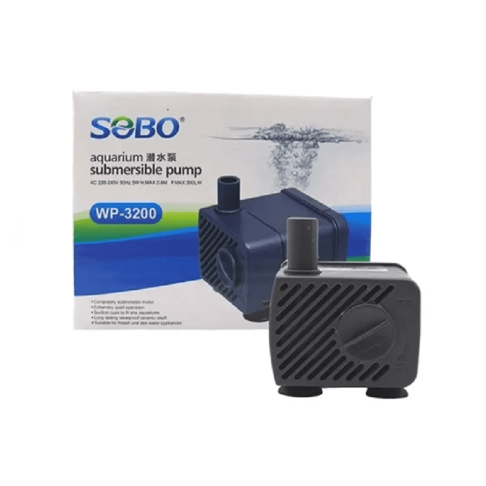 Bomba de agua sumergible para peceras y acuarios SOBO WP3200