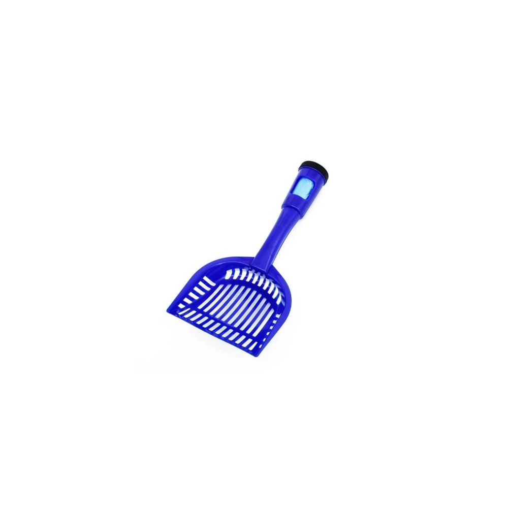 Pala Sanitaria para Arena de Gato con Dispensador de Bolsas - AZUL
