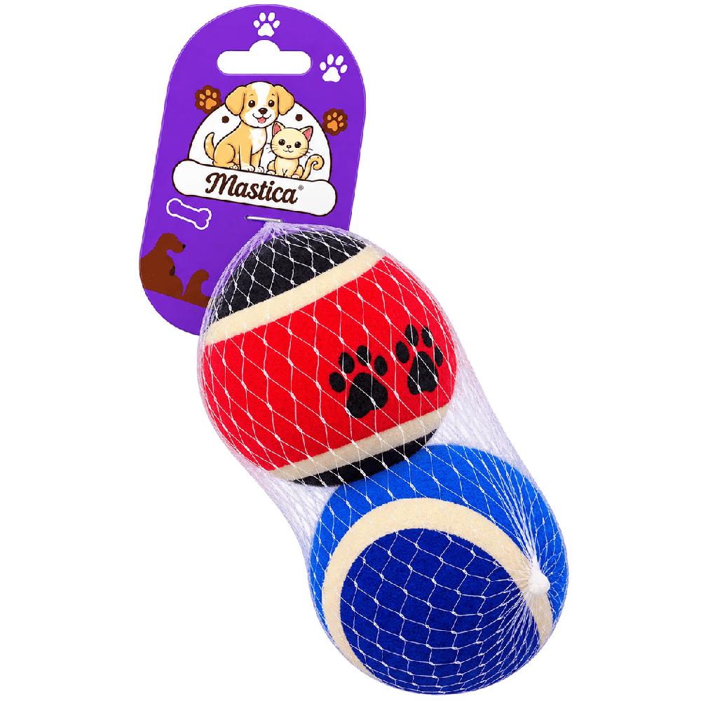 Pelotas Tipo Tenis para Perro - Pack de 2 Juguete 6 cm