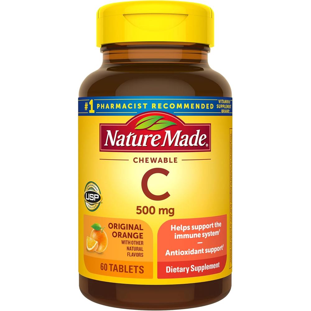 NATURE MADE VITAMINA C MASTICABLE 500 MG | 60 UND