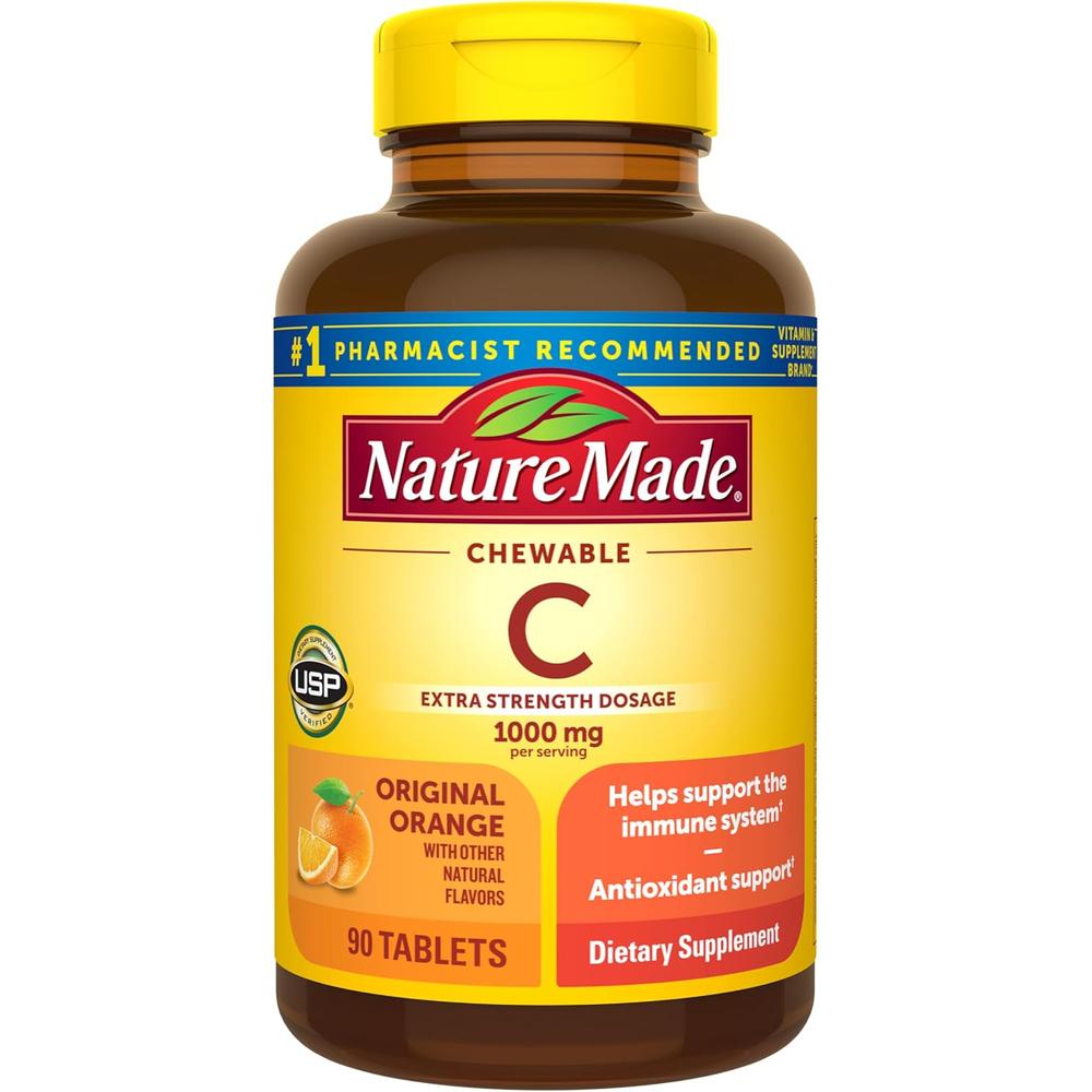 NATURE MADE VITAMINA C MASTICABLE 1000 MG | 90 UND