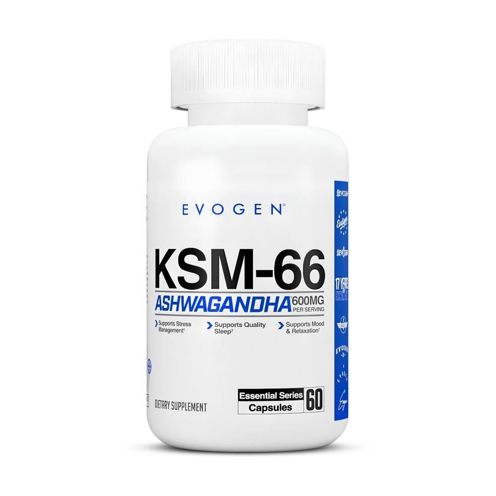 Ashwagandha KSM-66 Evogen - 600 MG - 60 Cápsulas
