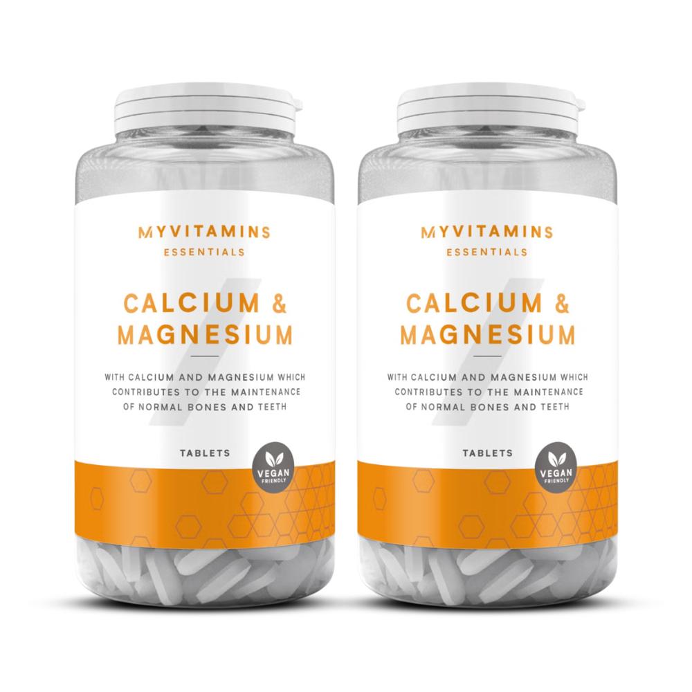 PACK X 02 - Calcio y Magnesio Myprotein - 90 Tabletas
