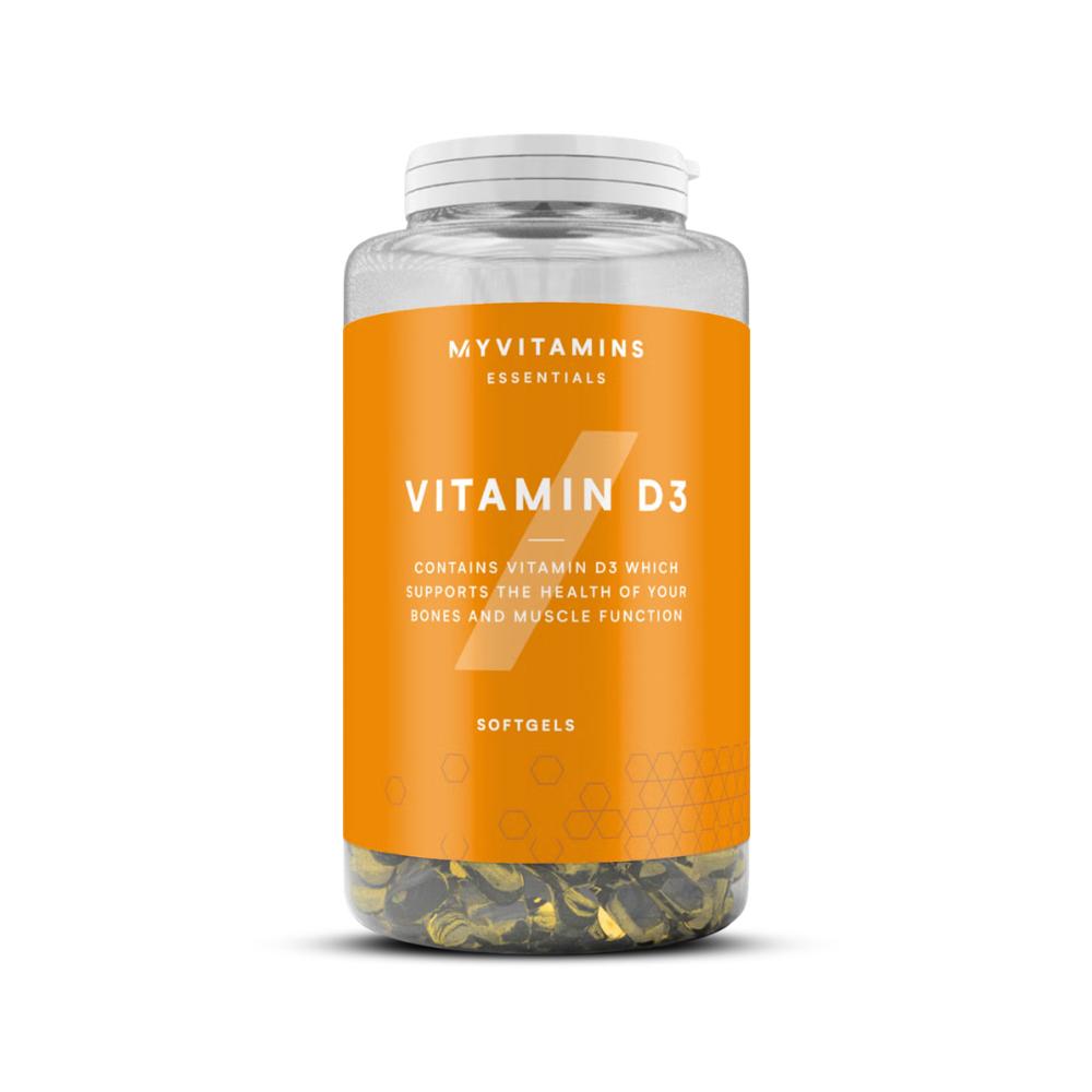 Vitamina D3 Myprotein - 180 Cápsulas