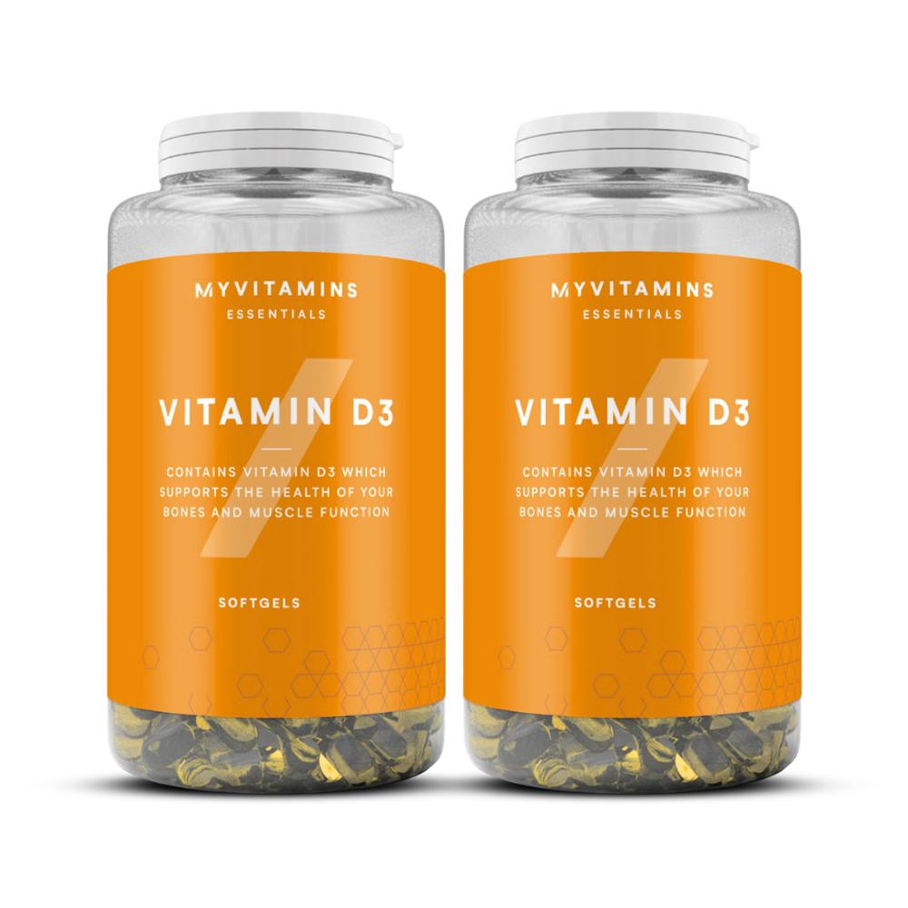 PACK X 02 - Vitamina D3 Myprotein - 180 Cápsulas