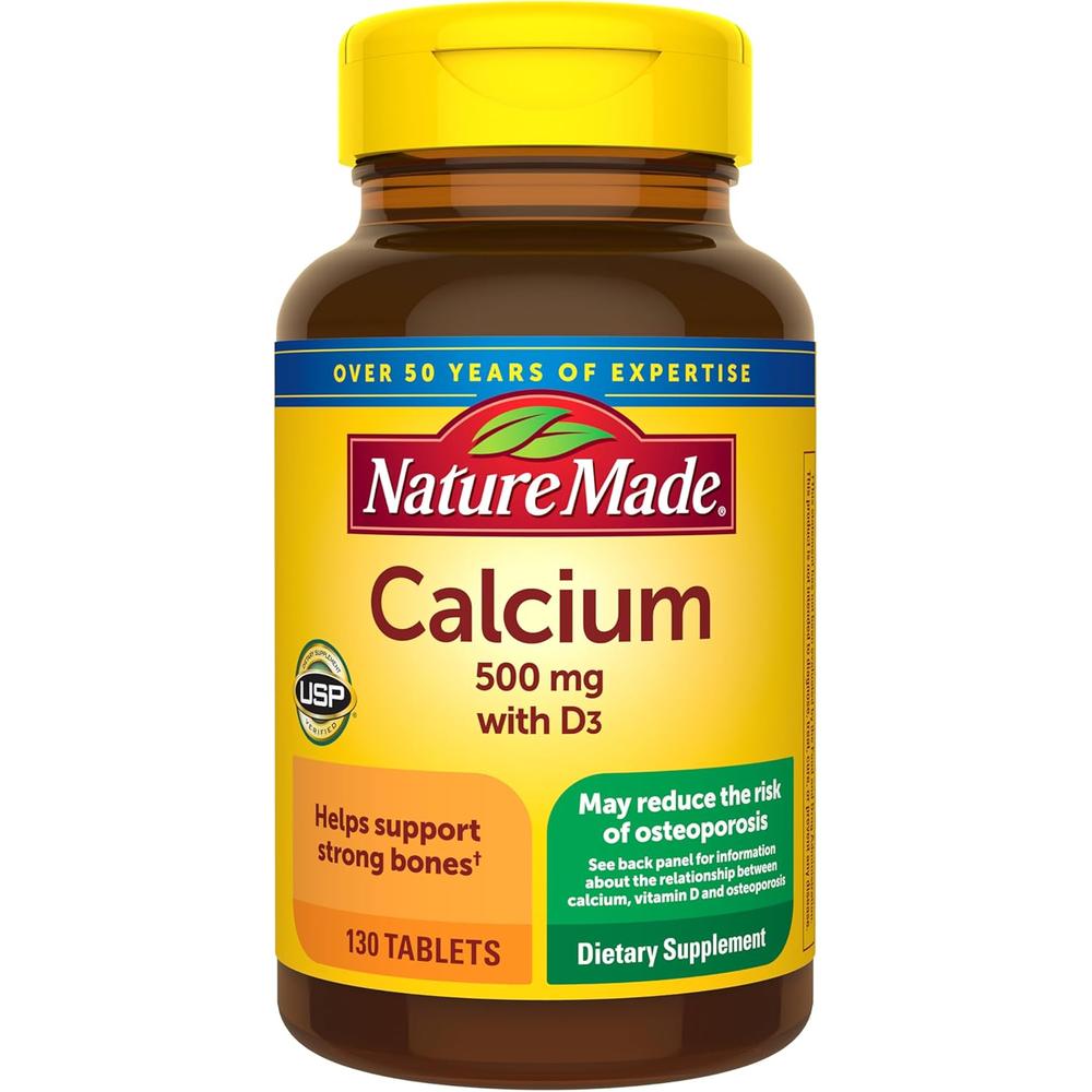 NATURE MADE CALCIO 500 MG + VITAMINA D3 | 130 UND
