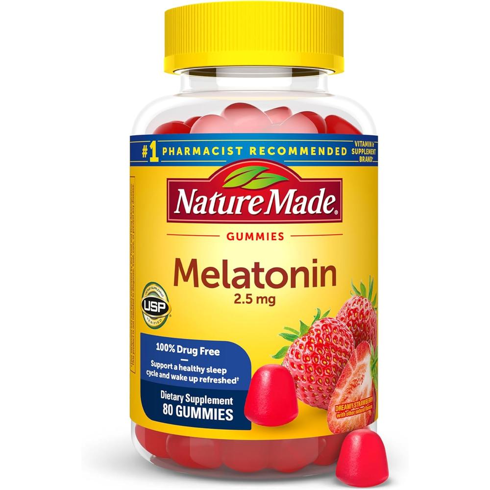 NATURE MADE MELATONINA 2.5 MG GOMITAS | 80 UND