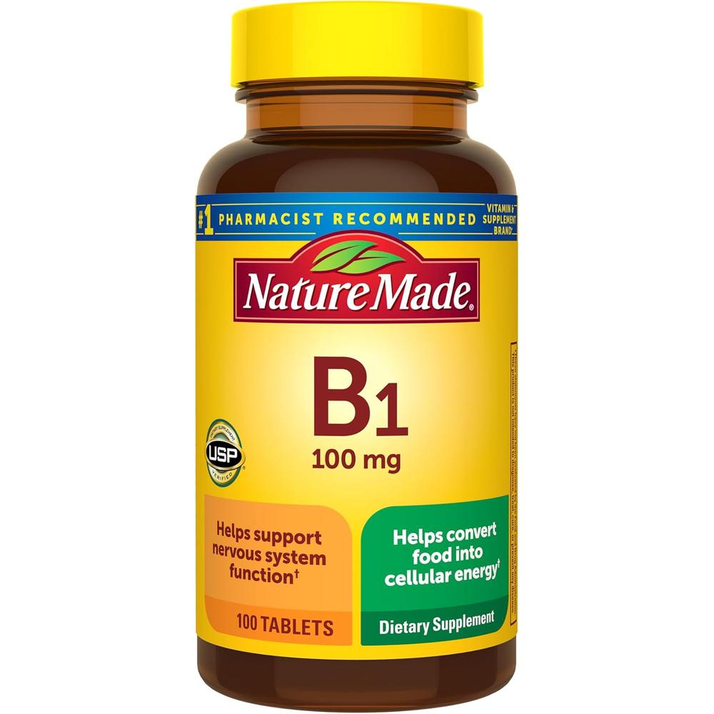 NATURE MADE VITAMINA B1 UNFLAVORED 100 MG | 100 UND