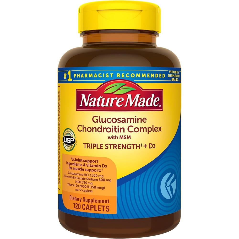 NATURE MADE GLUCOSAMINA + CONDROITINA + MSM | 120 UND