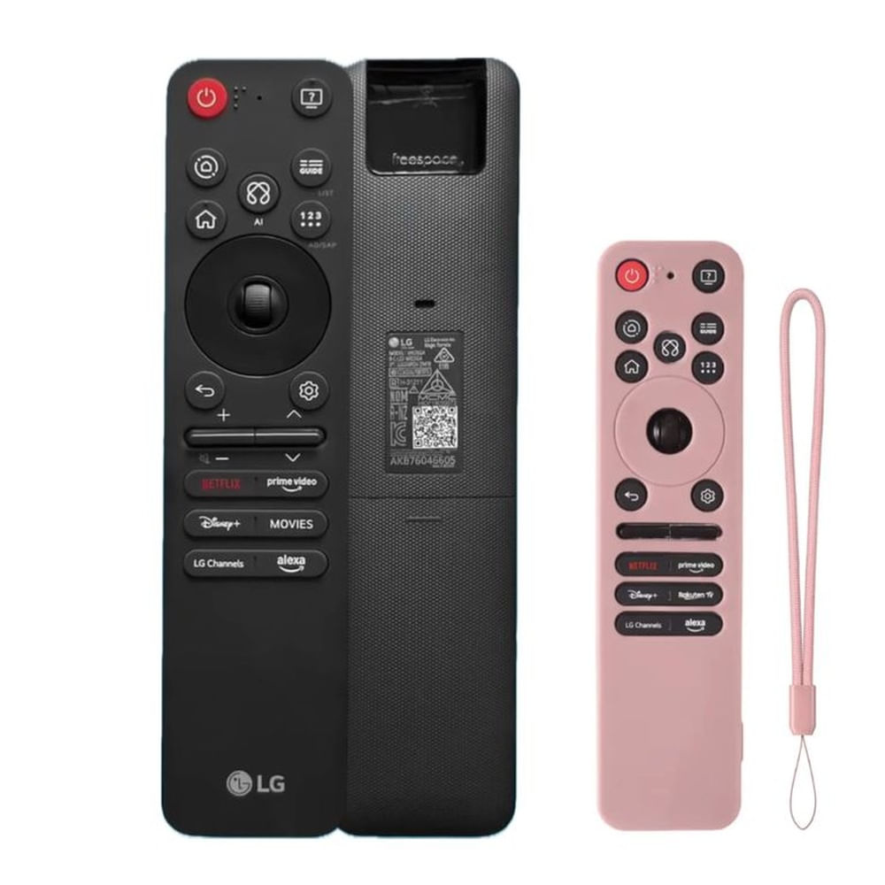 Control LG mágico MR25GA 2025 smart más funda rosa