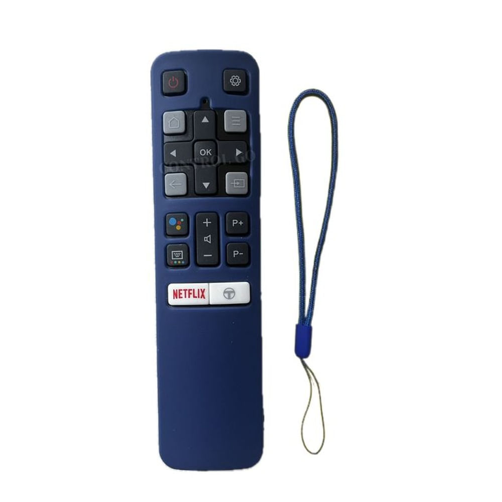 Funda protector case para control TCL azul