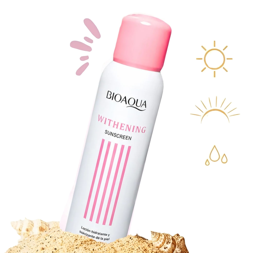 Bioaqua Bloqueador Blanqueador en Spray SPF 50 150