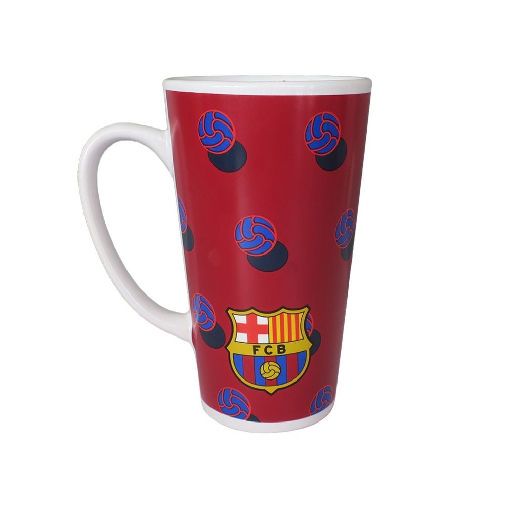 Mug Taza Alta Barca Futbol Rojo 480 ML