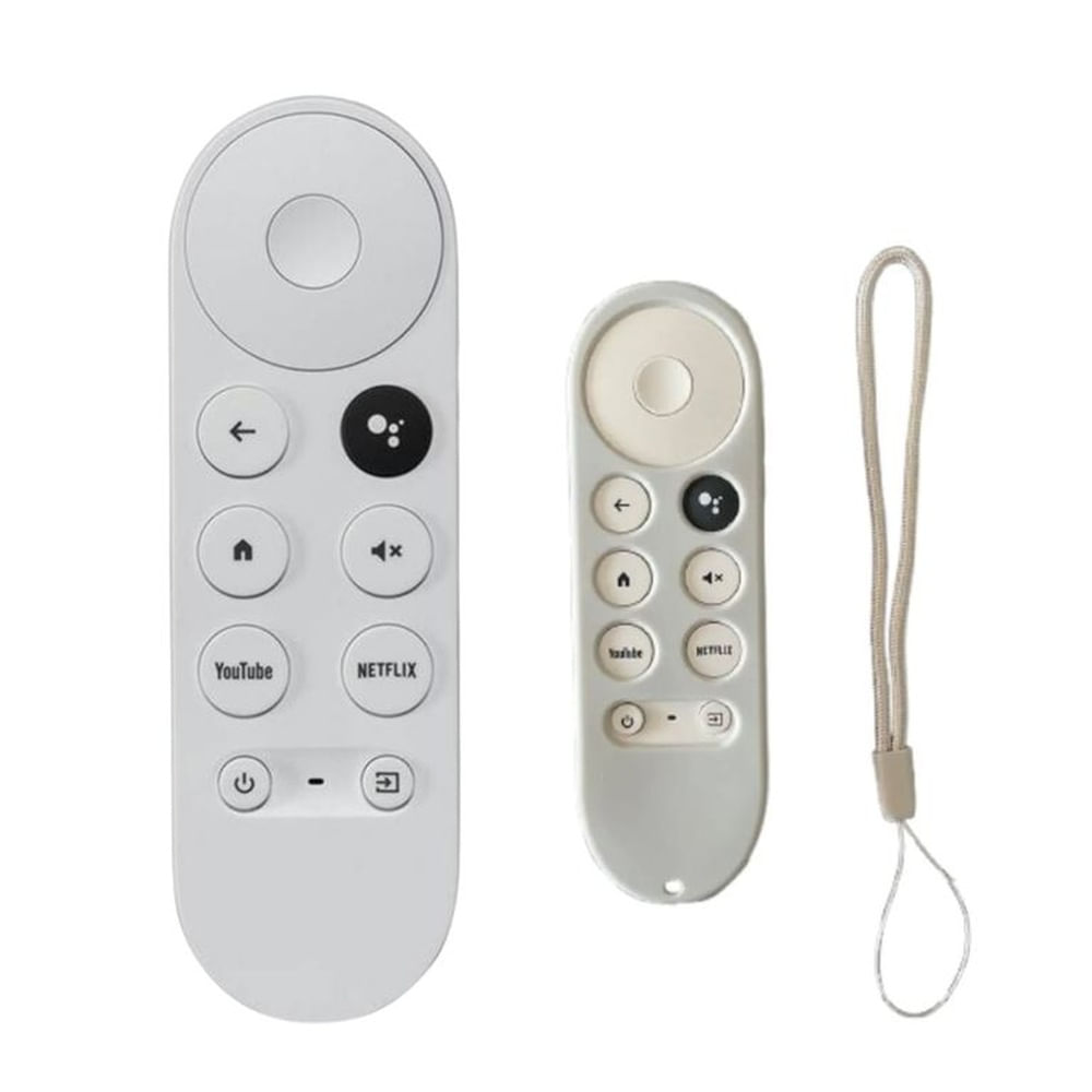 Control chromecast + funda gris claro + pilas