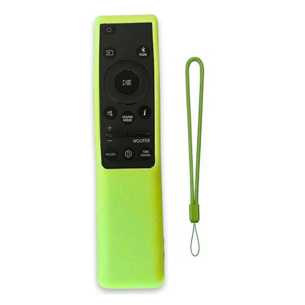 Funda protector para Control Samsung soundbar Verde fosforescente