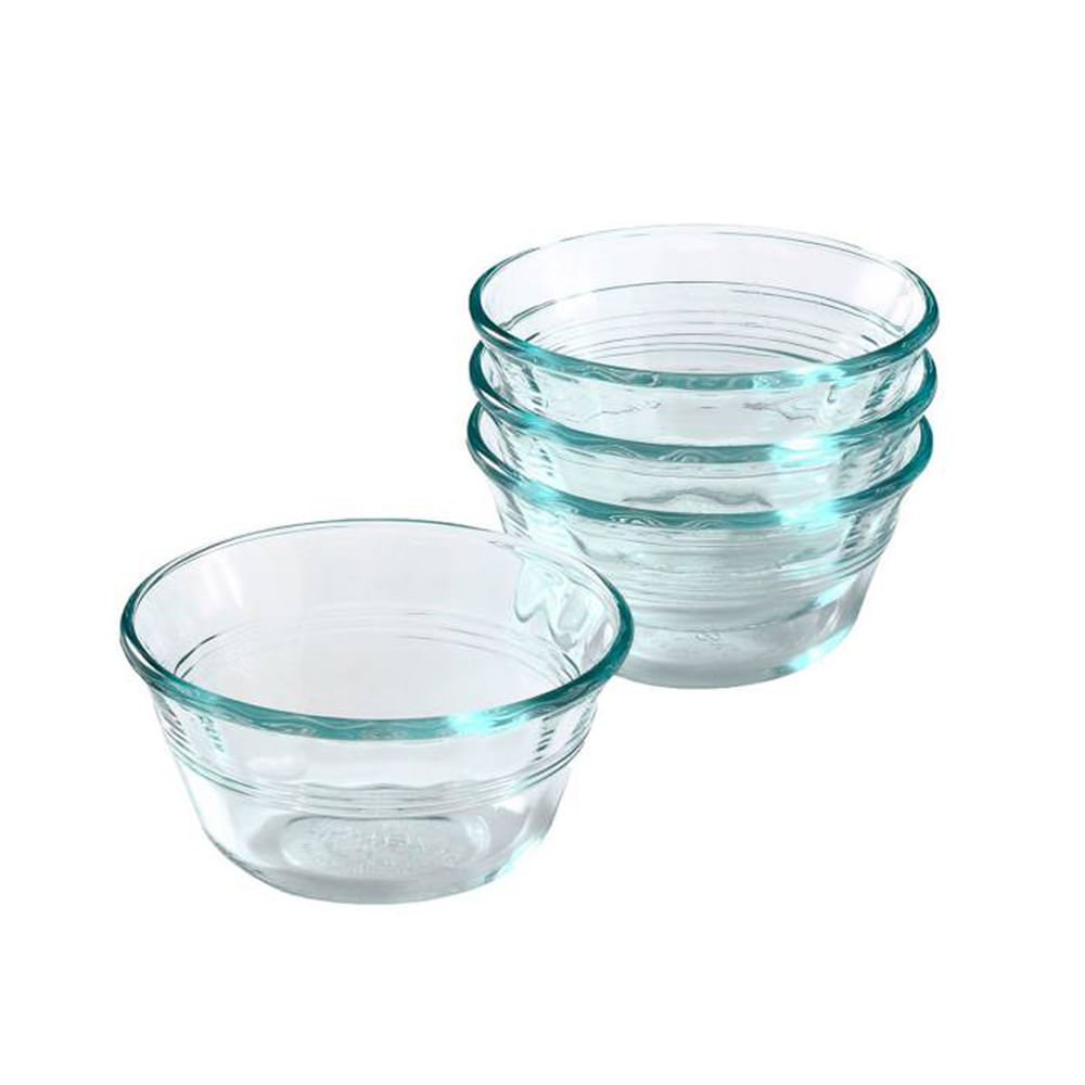 Dulcera Gelatinero Pyrex x4Piezas de 6 Onzas - 21001