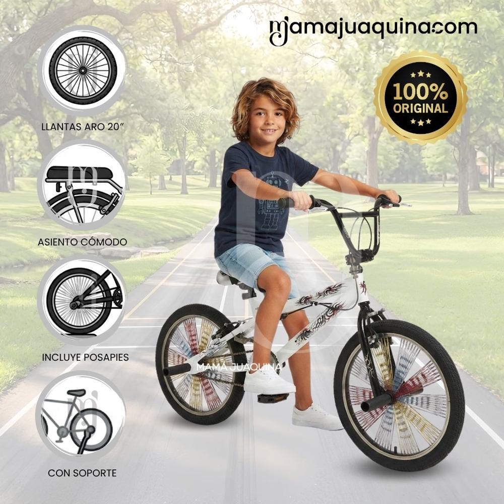 Bicicleta BMX Para Niño ONE-DI ARO 20 Colección Exclusiva Wh