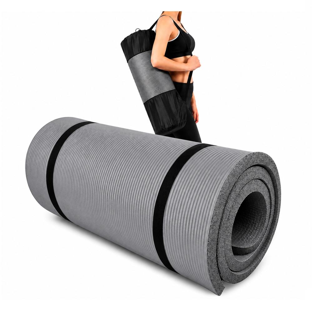 Yoga Mat Colchoneta Enrollable Tapete De Ejercicios 20 Mm Plomo
