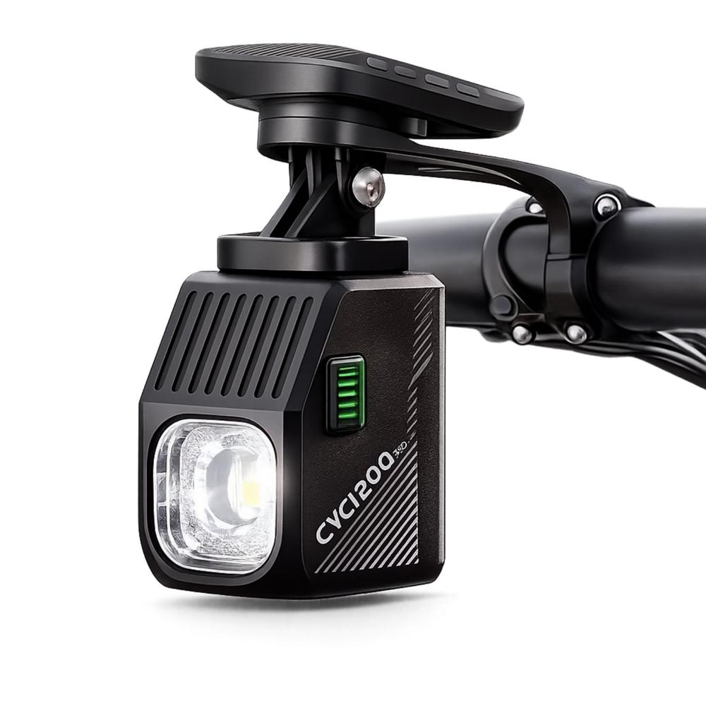 Luz Delantera Bicicleta 1200 Lúmenes USB C Recargable