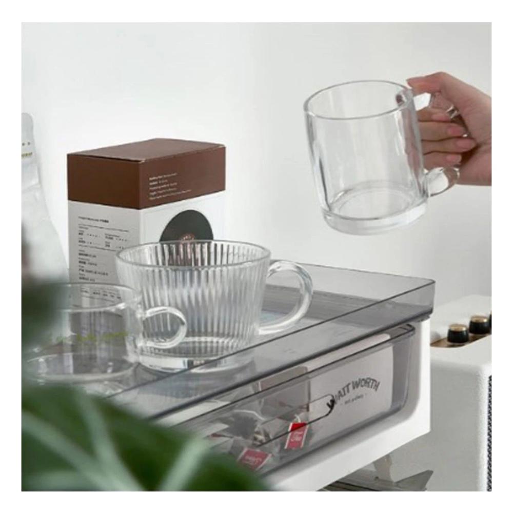 Estante Compacto de 2 Niveles para Te y Tazas Ordenar 39.5x27x23.5cm YRegalo Sticker