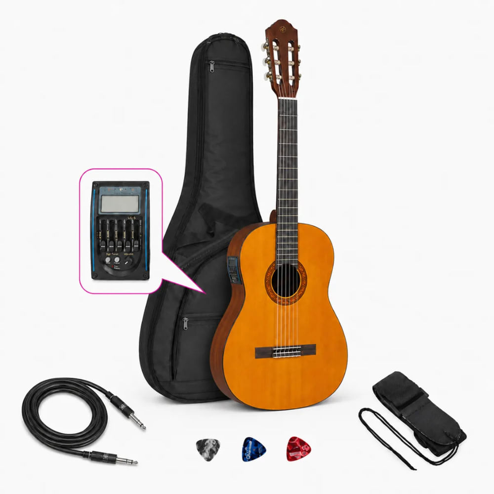 GUITARRA CLÁSICA YAMAHA C40 ELECTROACÚSTICA