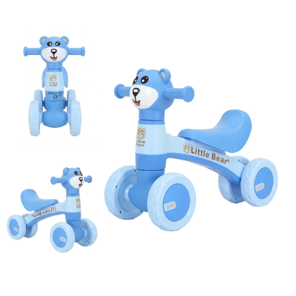 Juguete Bici Osito de Equilibrio Correpasillos Celeste Littl