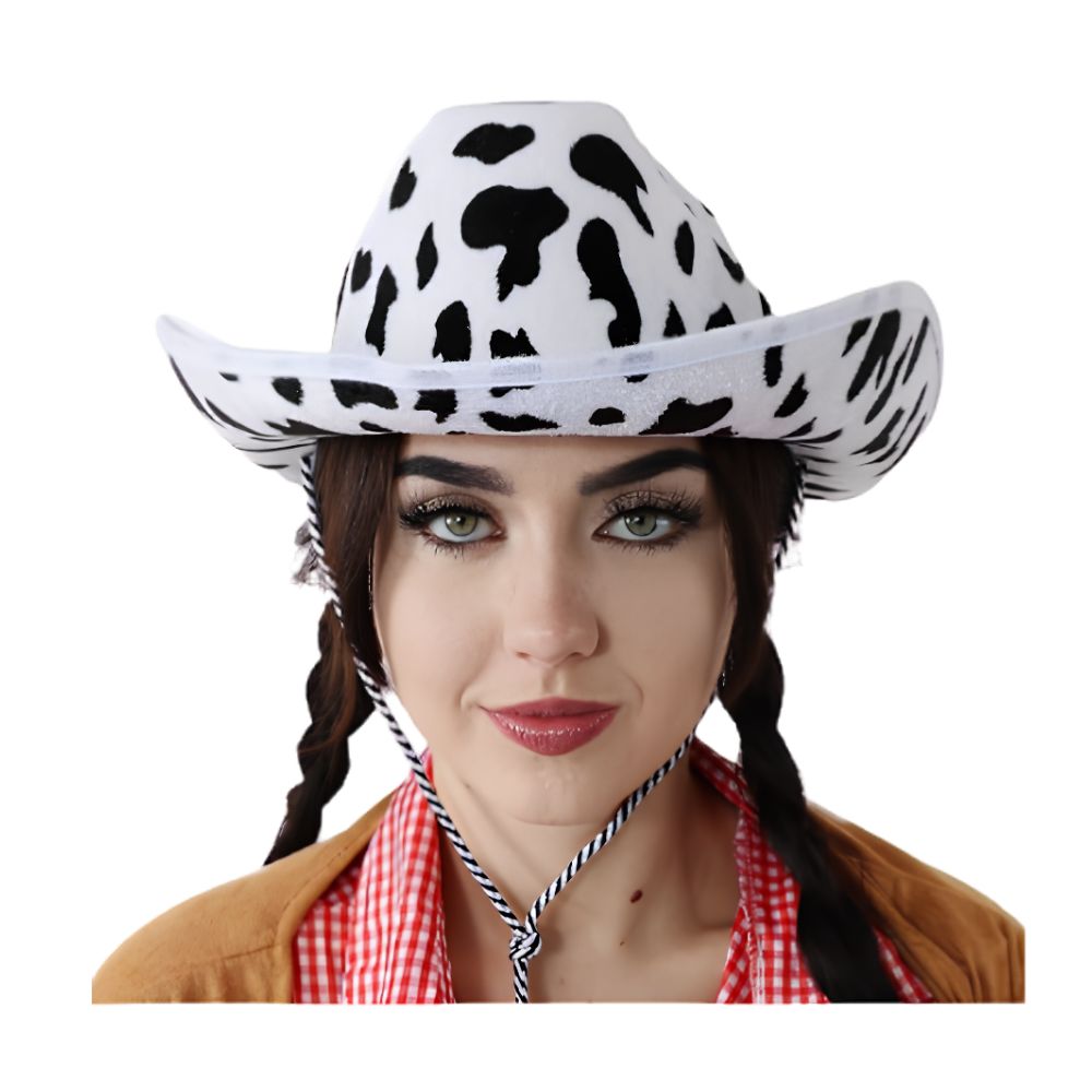 Sombrero Vaquero con Estampado Unisex Halloween Fiesta Cosplay
