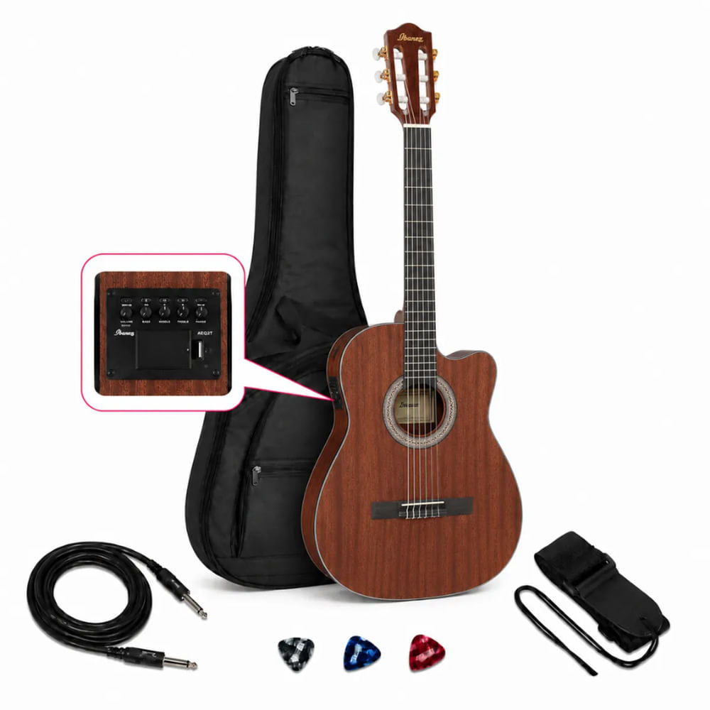 GUITARRA ELECTROACUSTICA GA5MHTCE OPEN PORE NATURAL PACK