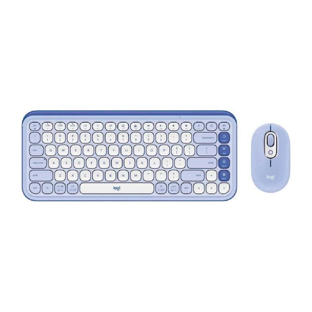 Teclado Bluetooth y Mouse Logitech Pop Icon Lila