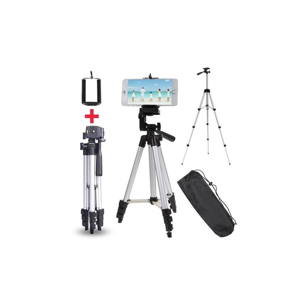 Trípode Profesional para Celular y Cámara Hasta 102 cm
