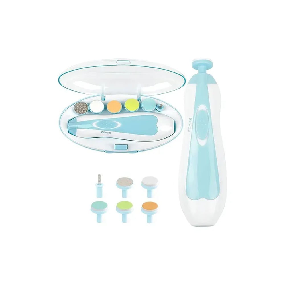 Set Pulidor de Uñas de Bebes Manicure Niños Sky Blue Celeste