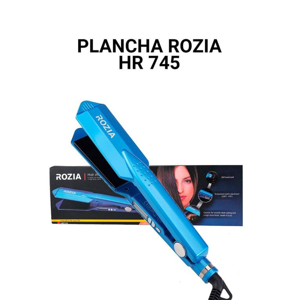Plancha Laceador Rozia Para Cabello Digital Hasta 440°F
