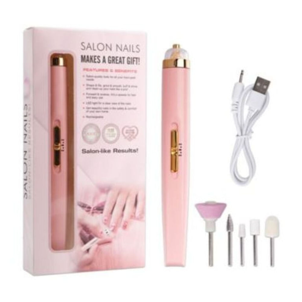 Pulidor Salon Nails Recargable de Uñas Manicure y Pedicure