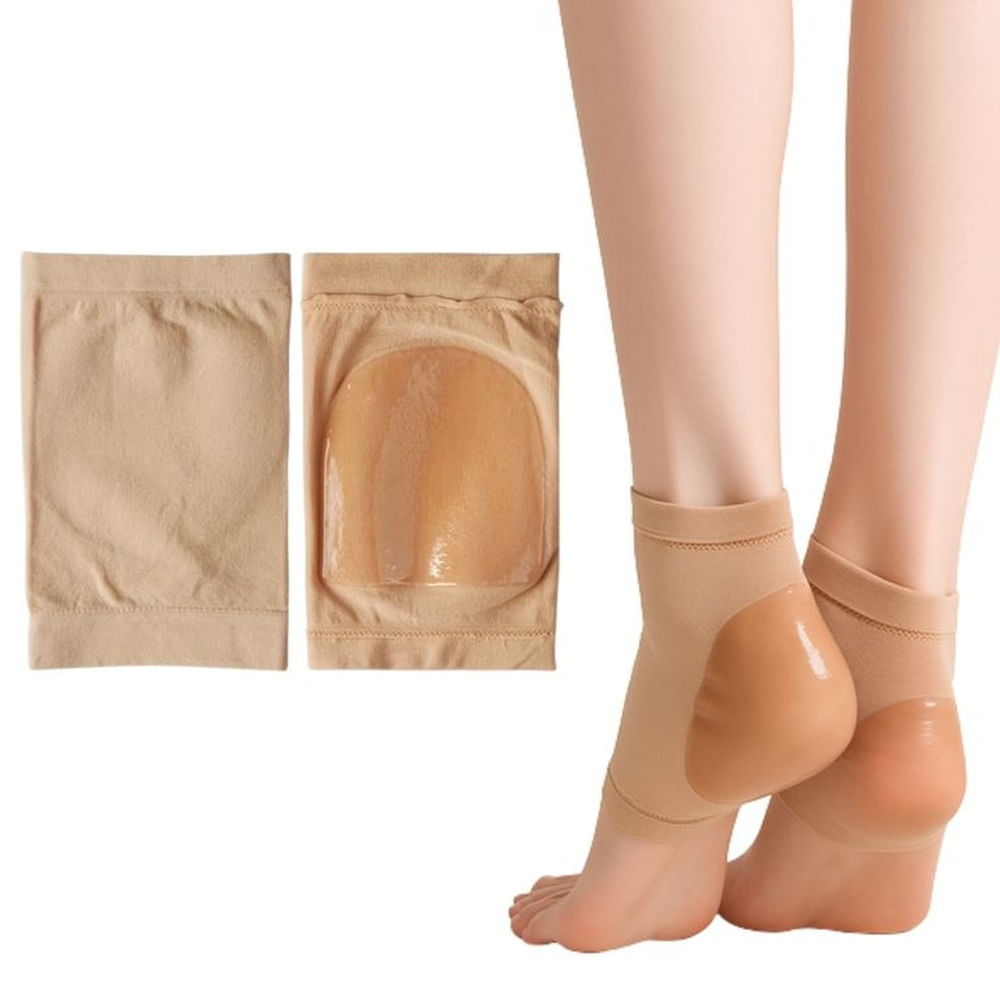 Calcetines de Gel Hidratantes Reparación de Talones Agrietados y Alivio de Fascitis Plantar