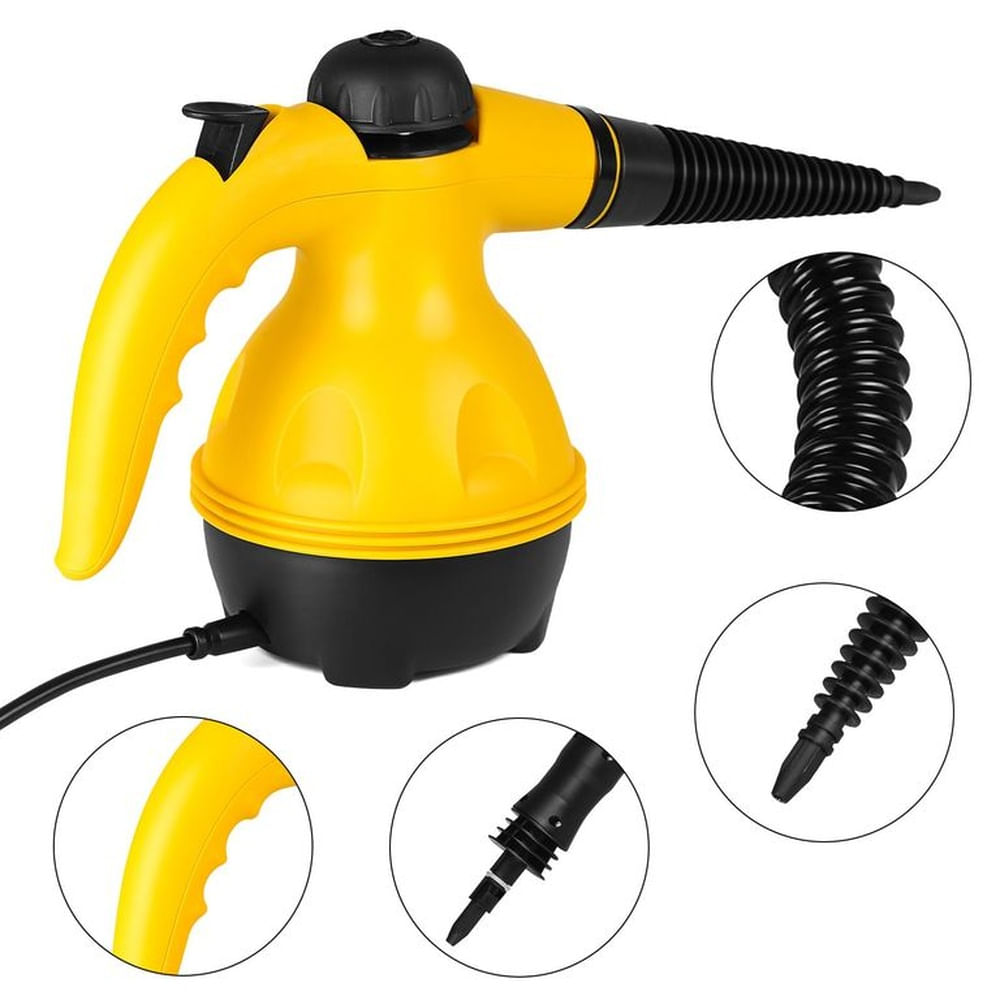 Limpiador a Vapor de Mano 2500W - Desinfectante Portátil de Alta Temperatura 105°C