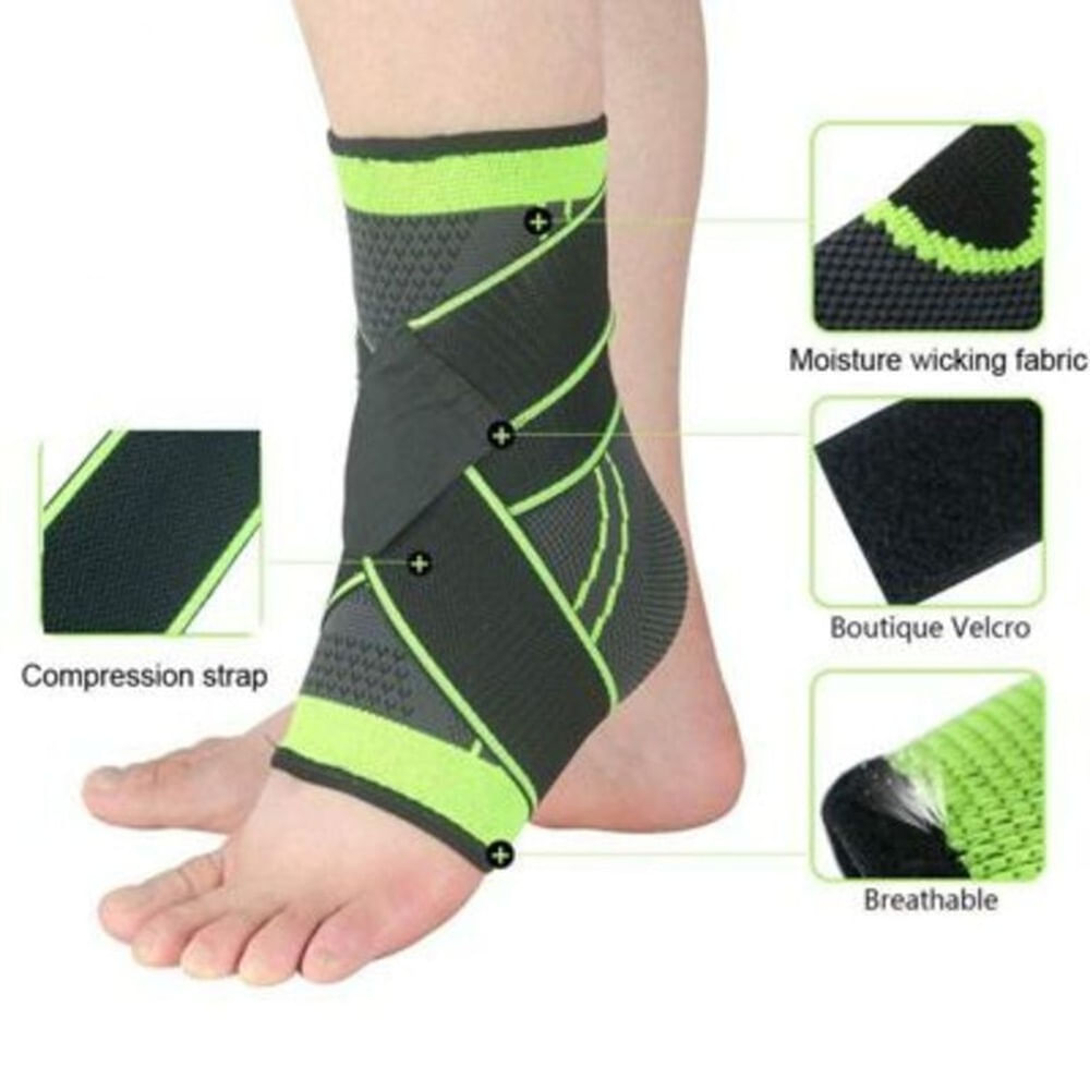 x2 Tobilleras Deportiva Ajustable con Vendaje Velcro Ortopedica