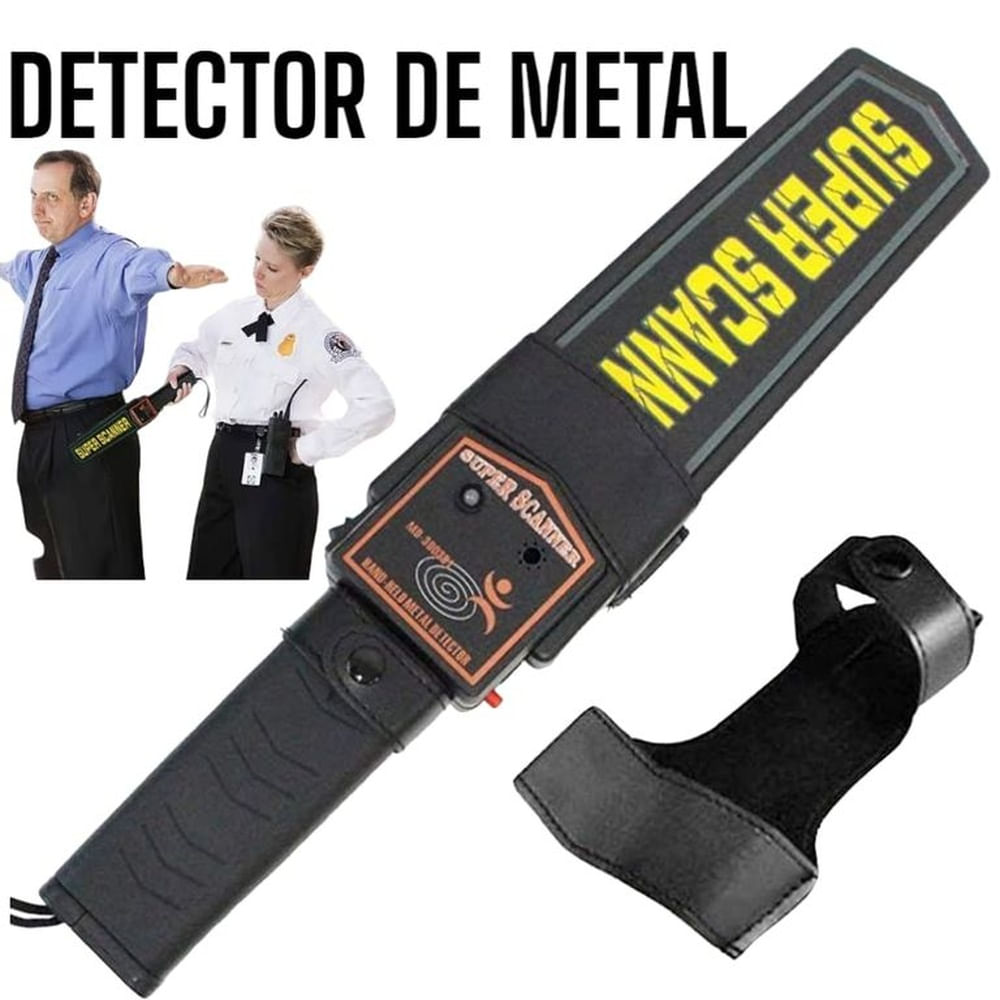 Detector de Metales de Seguridad Inalámbrico SUPPER SCANNER Multicolor