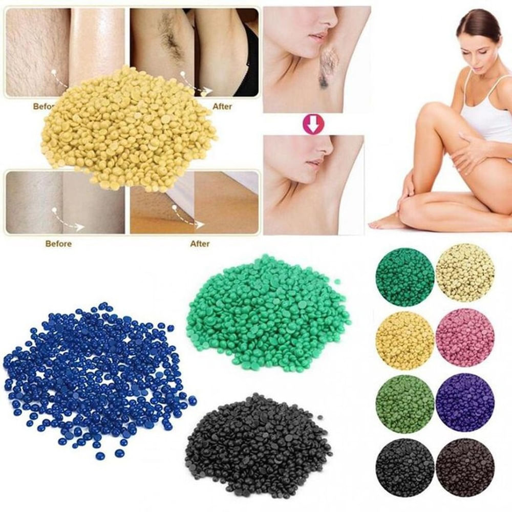100g Perlas de Cera para Depilación para Zona de Bikini Cejas Vellos