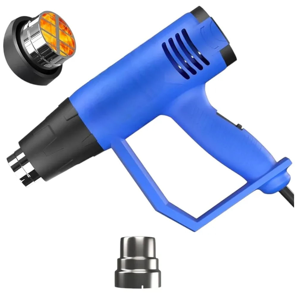 Pistola de Calor Industrial 2000W para Decapado, Sellado y Descongelación Multipropósito