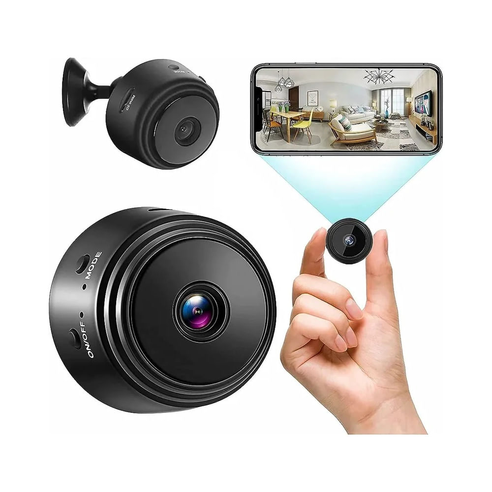 Cámara Espia Cámara Mini WiFi 1080P HD Grabadora De Voz Vigilancia Inalámbrica Multicolor