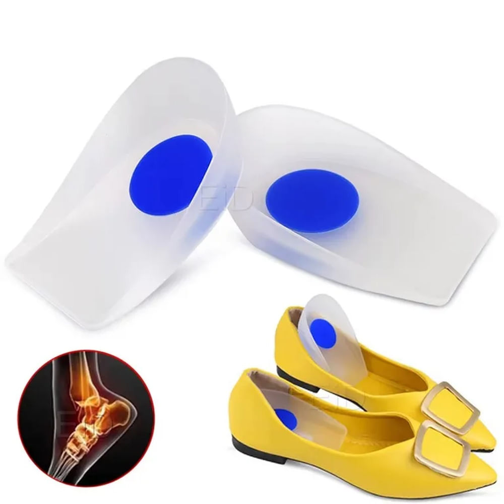 Taloneras de Gel Flexible para Espolón y Descanso de Pies - 2 Unidades