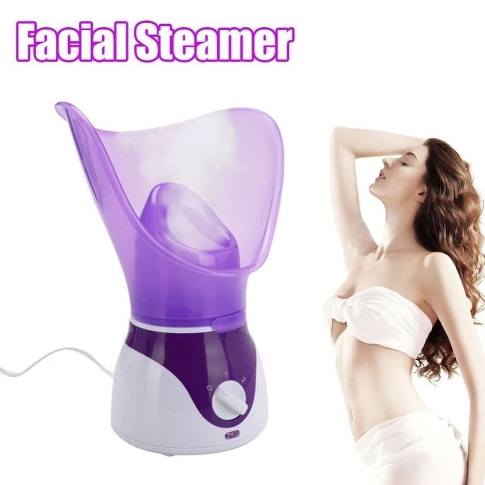 Sauna de Vapor Facial Portátil Abre Poros y Elimina Impurezas para Piel Suave