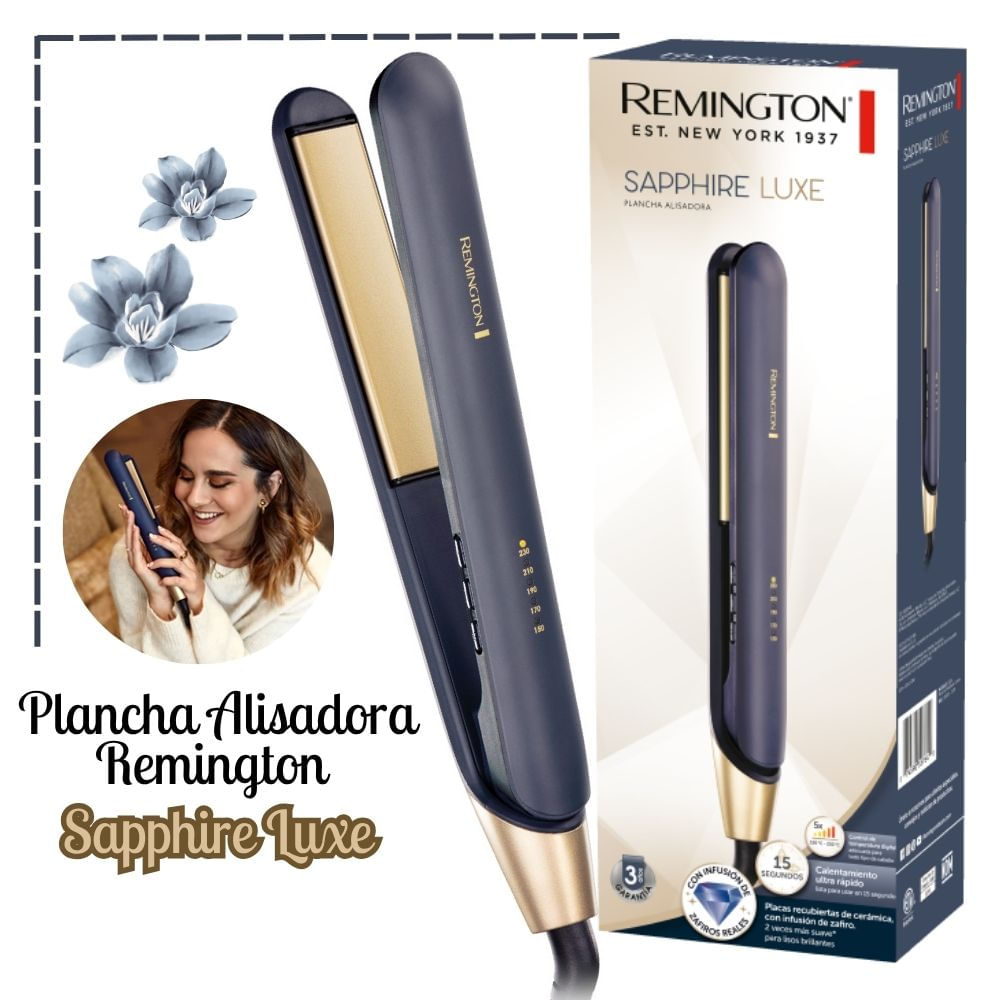 Plancha Alisadora Remington Sapphire Luxe - S5805.