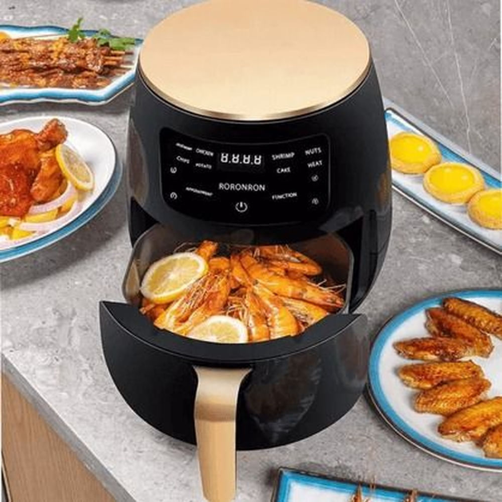 Freidora de Aire de 6L Gran Capacidad 2400W Cocina Saludable, Rápida y Crujiente