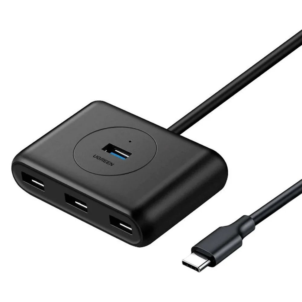 Adaptador HUB 4 Puertos USB-C 3.0 1mt UGREEN CR113
