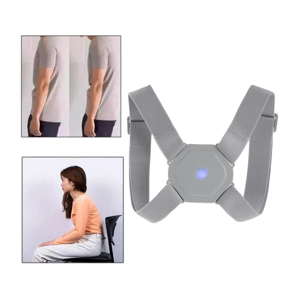 Faja Correctora de Postura Inteligente con Alarma de Vibración - Soporte Espalda Ajustable