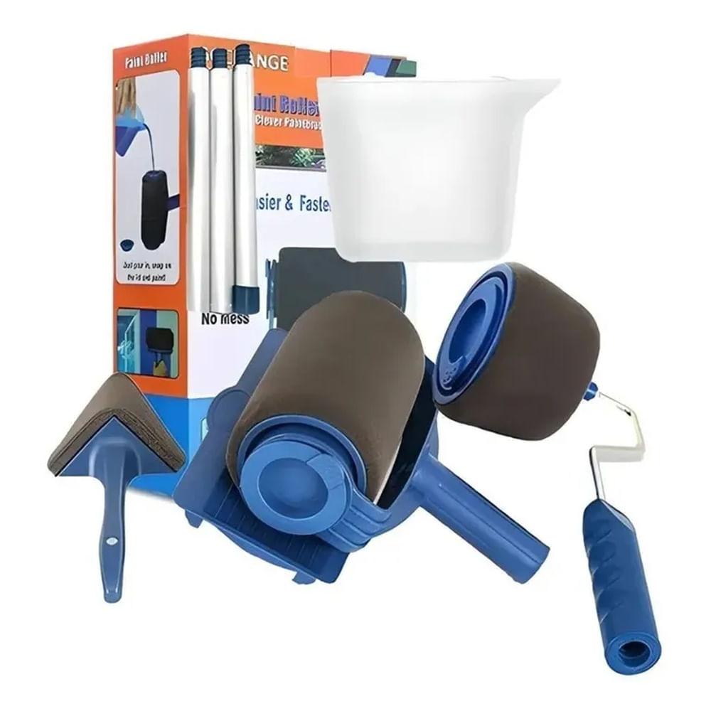 Pinta Fácil Paint Roller Pro - Rodillo Recargable con Herramienta para Esquinas